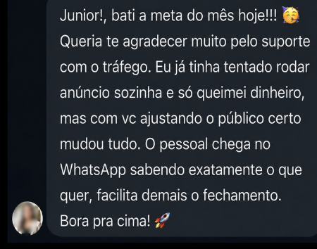 Depoimento de aluno